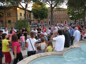 Evangelizzazione per strada a Monte Romano